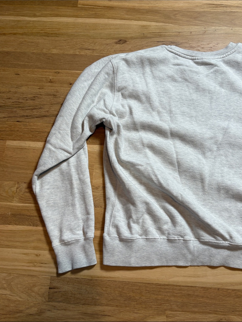 Signature Minnesota Crewneck Sweatshirt in Light Gray with Red Lettering - Picture 14 of 16